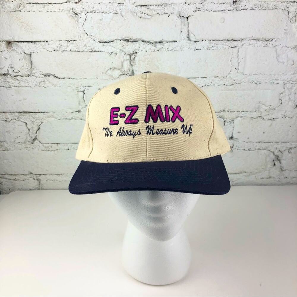 Vintage E-Z Mix Trucker Snapback Hat